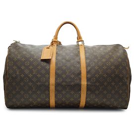 Louis Vuitton Monogram Keepall 60 Castaño