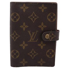 Louis Vuitton Agenda Cover Monogram Canvas Mini Brown