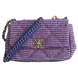 Bolsa de ombro Chanel 19 rosa Rosa