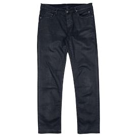 Rick Owens DRKSDHW 2000s Waxed Berlin Cut Denim Jeans Black