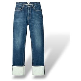 Loewe Fisherman Jeans aus blauer Baumwolle Blau