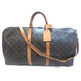 Louis Vuitton Keepall 55 Bandoulière Monogram Marrom Monograma