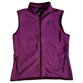 Autre Marque Patagonia Fleece-Weste lila Lila