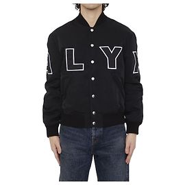 Alyx Logo Varsity Bomberjacke Schwarz