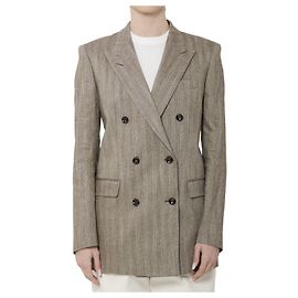 Tagliatore Veste à double boutonnage Marron