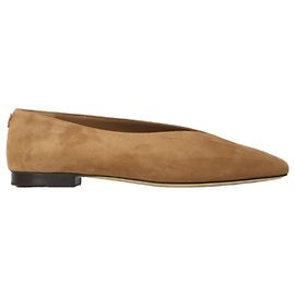 Jimmy Choo Margot Flat leather ballet flats brown Brown