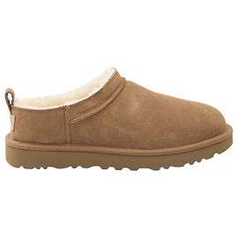 Bottes Ugg Classic Micro en cuir marron châtaigne Marron