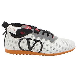 Valentino Garavani Chromathon Sneaker aus weißem Leder Weiß