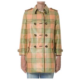 Burberry Trench Short Check Summerside Multicor