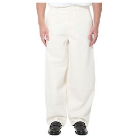 Ami Paris Balloon Jeans aus weißer Baumwolle Weiß