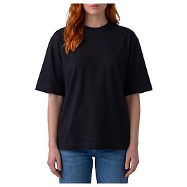 Jacquemus Kurzarm T-Shirt Rond Carré Schwarz