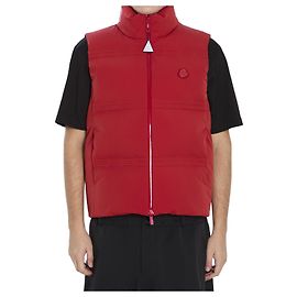 Moncler Sparky padded nylon vest red Red