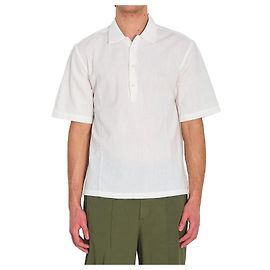 Camisa Barena Mola Lanchin de gasa de algodón blanca Blanco