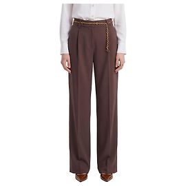 Sutton New York Pantaloni in tela a gamba dritta Marrone