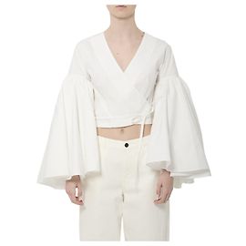 Jacquemus Cache-cœur Paysan shirt White