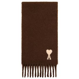 Ami Paris Alpaca Ami de Coeur Schal Braun