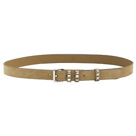 Valentino Garavani Rockstud Wildledergürtel beige Beige