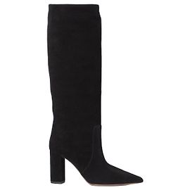 Botas Anja 85 Paris Texas de gamuza negra Negro