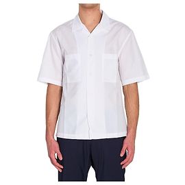 Camisa Barena Solana Bagio blanca de algodón Blanco