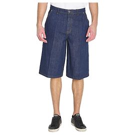 Ami Paris Lockere Denim-Bermuda-Shorts Blau