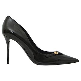 Dolce & Gabbana Zapatos de salón elegantes de charol Negro