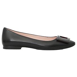 Roger Vivier Roundy Turtle Gommette ballerinas Black