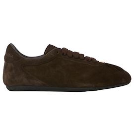 Dolce & Gabbana Low-Top-Sneaker aus Wildleder Braun
