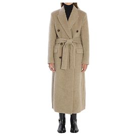 Golden Goose Abrigo cruzado greige Beige