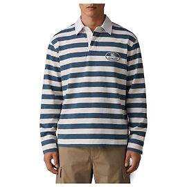 Burberry Maillot de rugby Knight Stamp Blanc