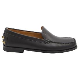 Mocassini Tod's Metal Dots in pelle nera Nero