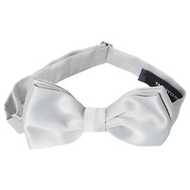 Tagliatore Bow Tie Grey Polyester Grey