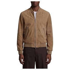 Arma Didier suede bomber jacket Beige