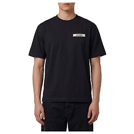 Jacquemus Gros Grain Cotton T-shirt Black Black