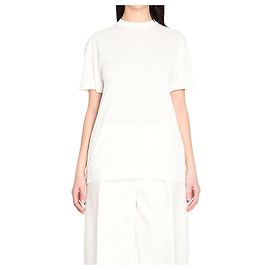 Jacquemus Top Ventadou Bianco in Jersey Bianco