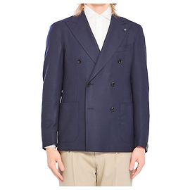 Tagliatore Super 110s virgin wool jacket Blue
