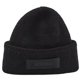 Jacquemus Gros Grain Beanie schwarz Schwarz