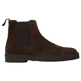 Common Projects Stivaletti Chelsea in camoscio marrone scuro Marrone