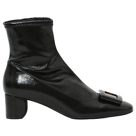 Roger Vivier Bottines stretch Roundy Turtle Noir