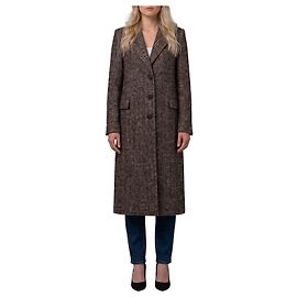 Tagliatore Amanda single-breasted coat Brown