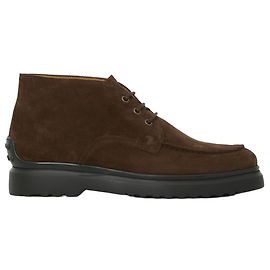 Tod's Moor braune Wildleder Schnürstiefel Braun