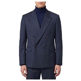 Lardini Chaqueta cruzada Feeling azul oscuro Azul