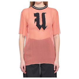 T-shirt de seda coral Emanuel Ungaro Rosa