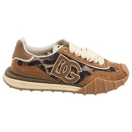 Dolce & Gabbana DG Athletic Sneakers Brown Leather Brown