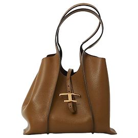 Tod's Small T Timeless Shopping Bag Braun