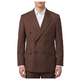Lardini Chaqueta cruzada Brown Feeling Castaño