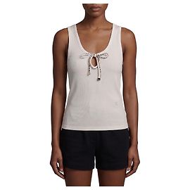 Burberry Tierra stretch cotton top white White