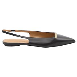 Tod's Bailarinas slingback de piel Negro
