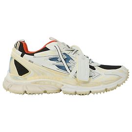 Off White Be Right Back worn-out sneakers Blue