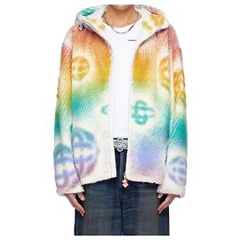 Casablanca Chaqueta de forro polar monograma halftone Multicolor