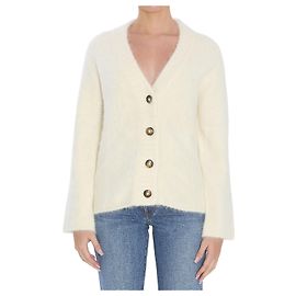 Loulou de Saison Lynn cardigan white White